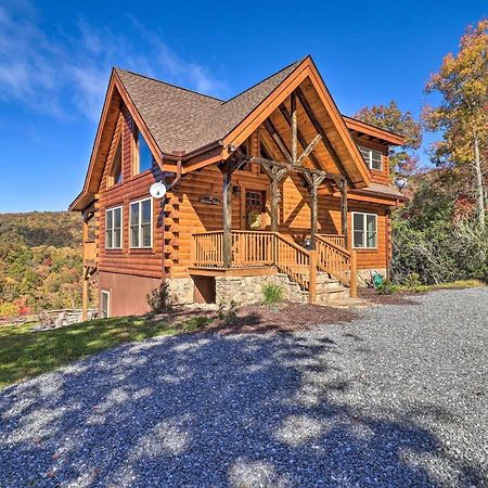 Hilltop Cabin On 5 Acres With Hot Tub And Waterfall! 布赖森城 外观 照片